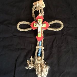 Cowgirl In Twine’d Real Lariat Western Cross